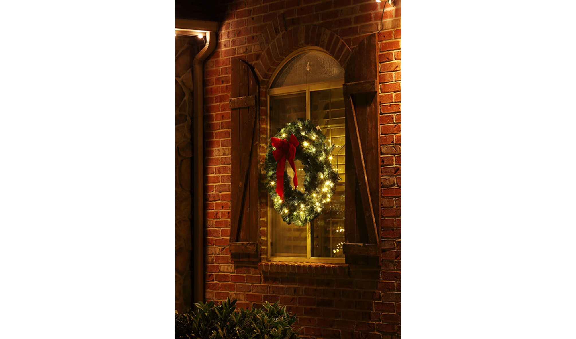 Window With Wreath