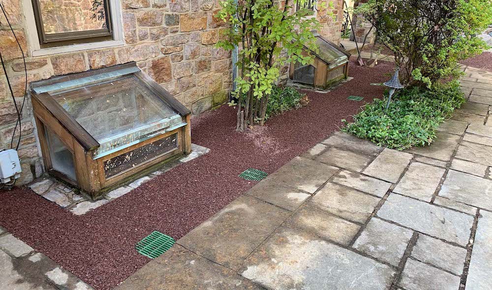 Drainage Set Up Around The Outside Of A Home